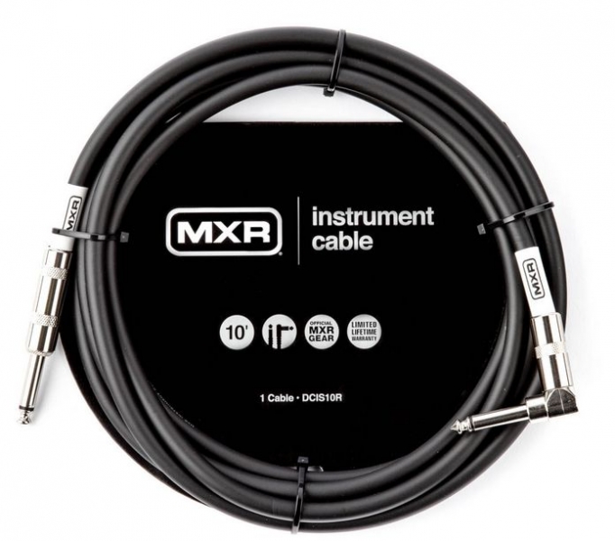 Cabluri chitara - Cablu MXR DCIS10R Instrument 10 Ft. Angled, guitarshop.ro