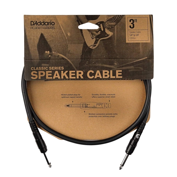 Accesorii (footswitch-uri, huse,cabluri, manere) - Cablu Speaker D'Addario PW-CSPK-03, guitarshop.ro