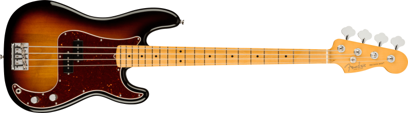 Chitare bass - Chitara bass American PRO II Precision Bass (Culori Fender: 3-Color Sunburst; Fretboard: Maple), guitarshop.ro