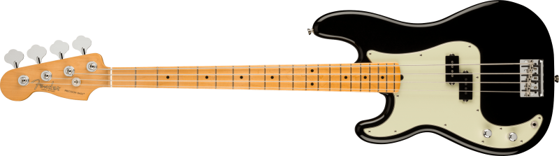 Chitare bass - Chitara bass American PRO II Precision Bass Left-Hand (Culori Fender: Black; Fretboard: Maple), guitarshop.ro