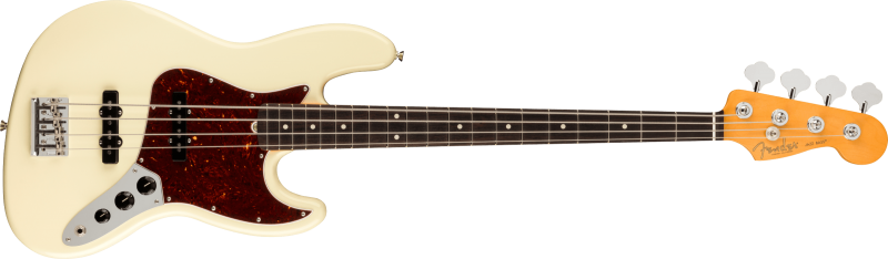 Chitare bass - Chitara bass Fender American PRO II Jazz Bass (Culori Fender: Olympic White; Fretboard: Rosewood), guitarshop.ro