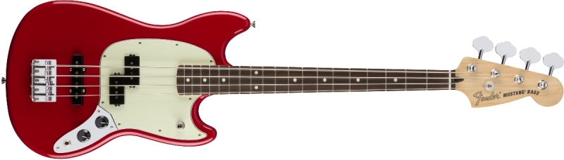 Chitare bass - Chitara bass Fender Mustang PJ (Culoare: Torino Red), guitarshop.ro