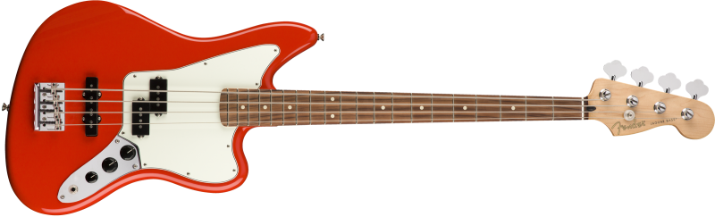 Chitare bass - Chitara bass Fender Player Jaguar (Fretboard: Pau Ferro; Culoare: Sonic Red), guitarshop.ro