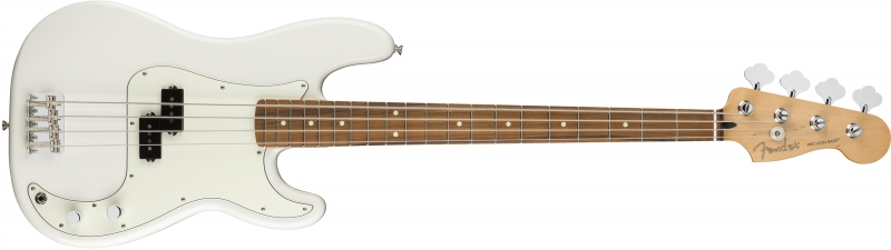 Chitare bass - Chitara bass Fender Player Precision (Fretboard: Pau Ferro; Culoare: Polar white), guitarshop.ro