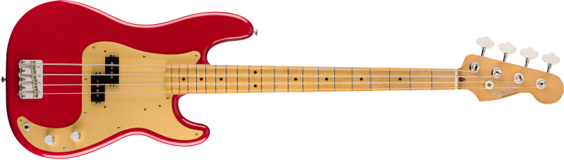 Chitare bass - Chitara bass Fender Vintera 50's Precision (Culori Fender: Dakota Red), guitarshop.ro