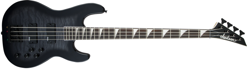 Chitare bass - Chitara bass Jackson JS3Q Concert AH (Culoare: Transparent Black Burst), guitarshop.ro