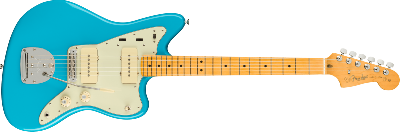 Chitare electrice - Chitara electrica American PRO II Jazzmaster (Fretboard: Maple; Culori Fender: Miami Blue), guitarshop.ro