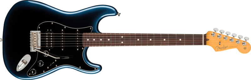 Chitare electrice - Chitara electrica American PRO II Stratocaster HSS (Fretboard: Rosewood; Culori Fender: Dark Night), guitarshop.ro