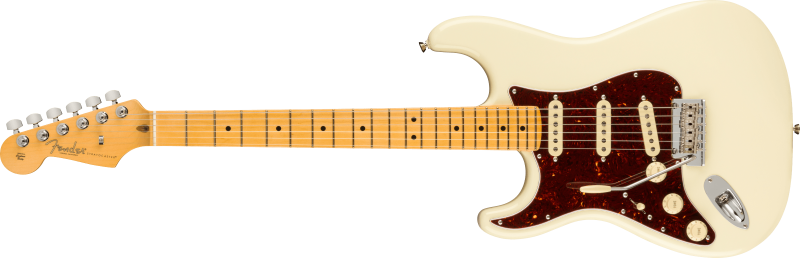 Chitare electrice - Chitara electrica American PRO II Stratocaster Left-Hand (Culori Fender: Olympic White; Fretboard: Maple), guitarshop.ro