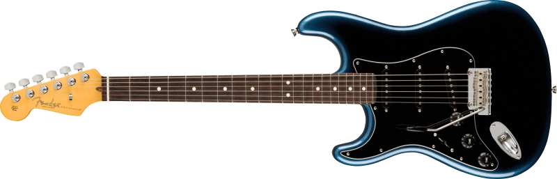 Chitare electrice - Chitara electrica American PRO II Stratocaster Left-Hand (Fretboard: Rosewood; Culori Fender: Dark Night), guitarshop.ro