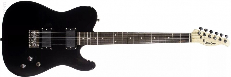 Chitare electrice - Chitara electrica Arrow TL-06 Black HH RW, guitarshop.ro
