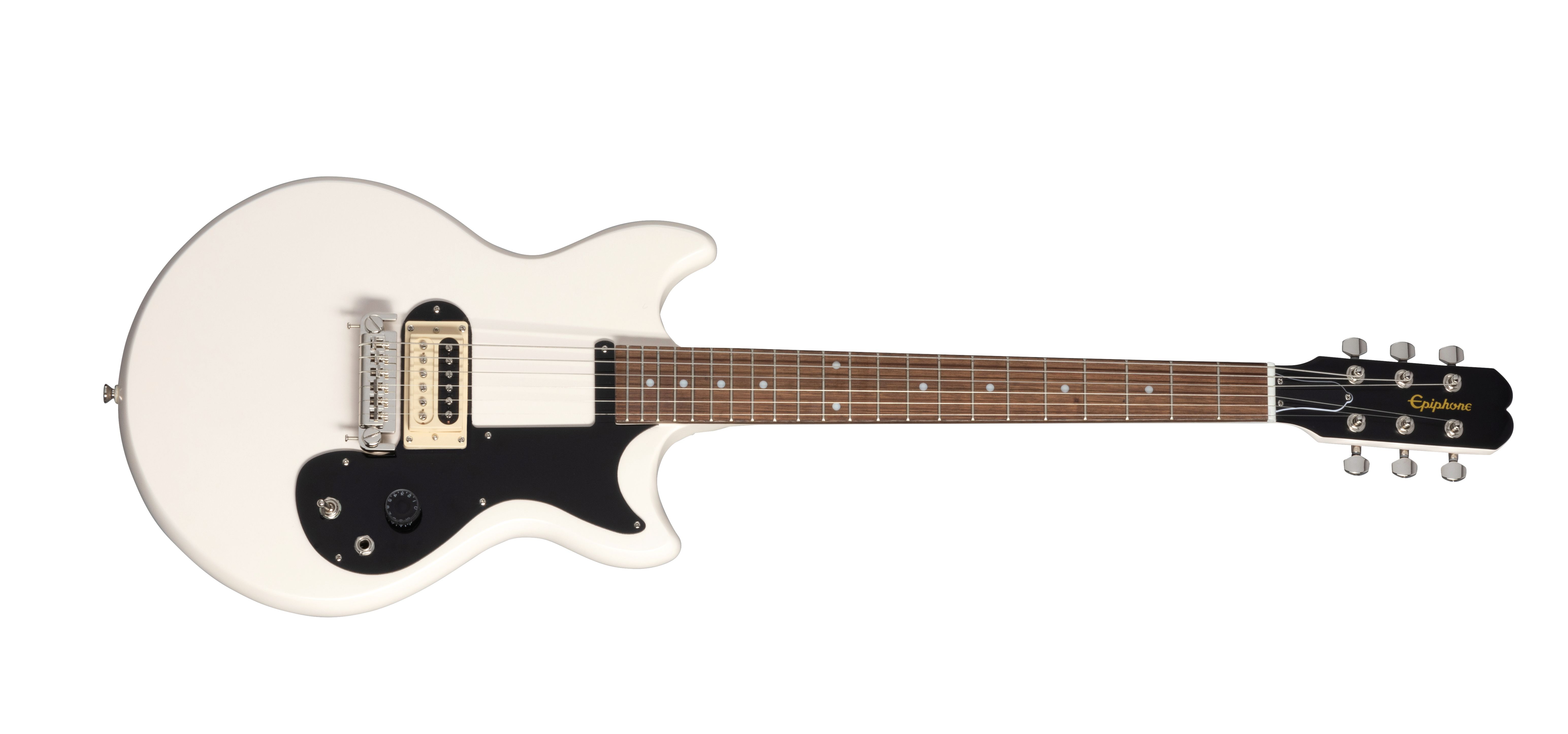 Chitare electrice - Chitara electrica Epiphone Joan Jett Olympic Special Aged Classic White, guitarshop.ro