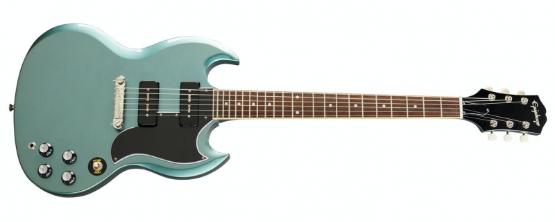 Chitare electrice - Chitara electrica Epiphone SG Special P-90 (Culoare: Faded Pelham Blue), guitarshop.ro