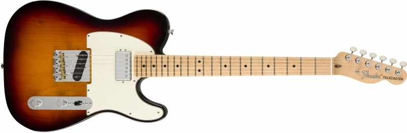 Chitare electrice - Chitara electrica Fender American Performer Telecaster Humbucker (Culoare: 3-Color Sunburst; Fretboard: Maple), guitarshop.ro