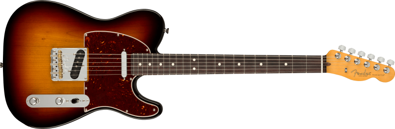 Chitare electrice - Chitara electrica Fender American PRO II Telecaster (Culori Fender: 3-Color Sunburst; Fretboard: Rosewood), guitarshop.ro