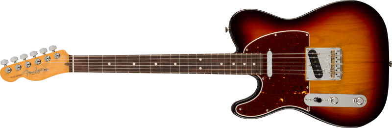 Chitare electrice - Chitara electrica Fender American PRO II Telecaster Left-Hand (Culori Fender: 3-Color Sunburst; Fretboard: Rosewood), guitarshop.ro