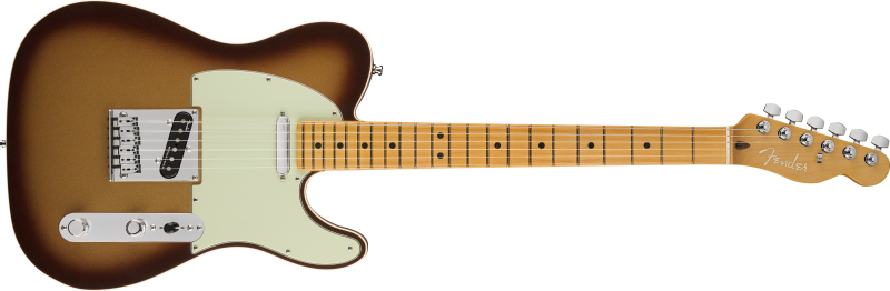Chitare electrice - Chitara electrica Fender American Ultra Telecaster (Fretboard: Maple; Culoare: Mocha Burst), guitarshop.ro