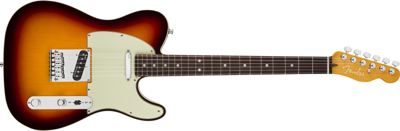 Chitare electrice - Chitara electrica Fender American Ultra Telecaster (Fretboard: Rosewood; Culoare: Ultraburst), guitarshop.ro