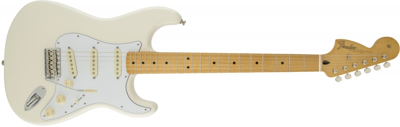 Chitare electrice - Chitara electrica Fender Jimi Hendrix Stratocaster (Culori Fender: Olympic White), guitarshop.ro