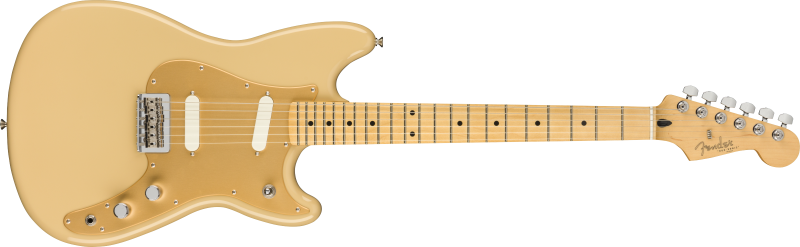 Chitare electrice - Chitara electrica Fender Player Duo Sonic (Fretboard: Maple; Culoare: Desert Sand), guitarshop.ro