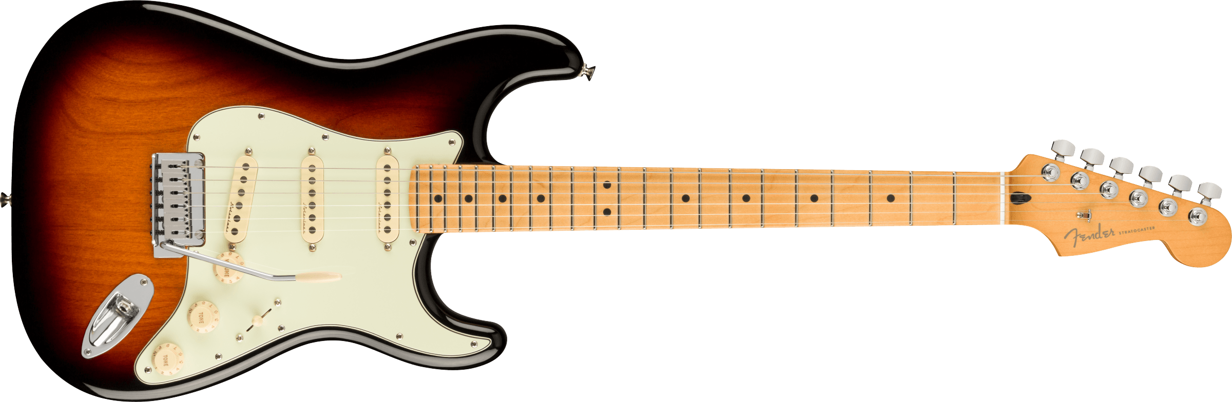 Chitare electrice - Chitara electrica Fender Player Plus Stratocaster  Maple 3-Tone Sunburst, guitarshop.ro