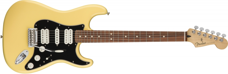 Chitare electrice - Chitara electrica Fender Player Stratocaster HSH (Fretboard: Pau Ferro; Culoare: Buttercream), guitarshop.ro