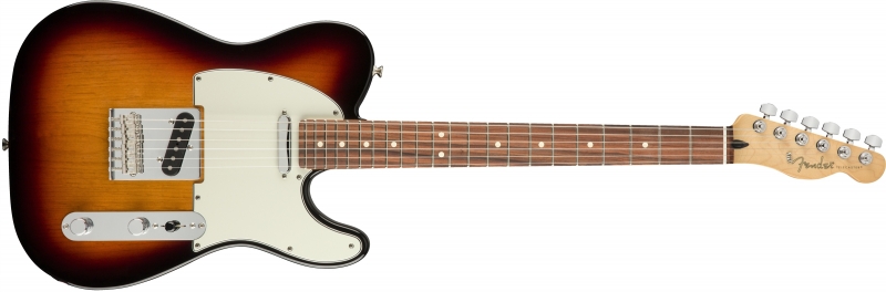 Chitare electrice - Chitara electrica Fender Player Telecaster (Culoare: 3-Color Sunburst; Fretboard: Pau Ferro), guitarshop.ro