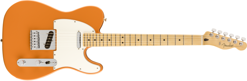Chitare electrice - Chitara electrica Fender Player Telecaster (Fretboard: Maple; Culoare: Capri Orange), guitarshop.ro