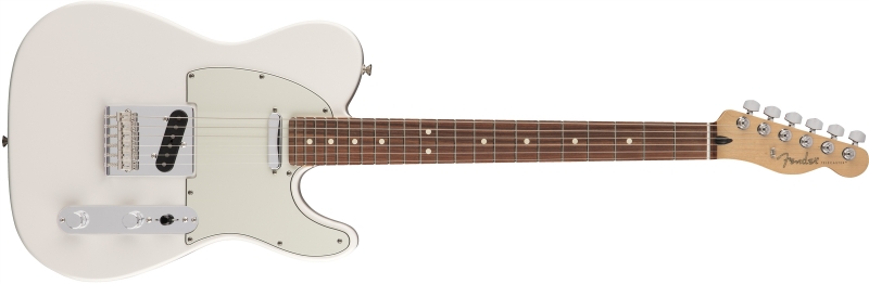 Chitare electrice - Chitara electrica Fender Player Telecaster (Fretboard: Pau Ferro; Culoare: Polar white), guitarshop.ro