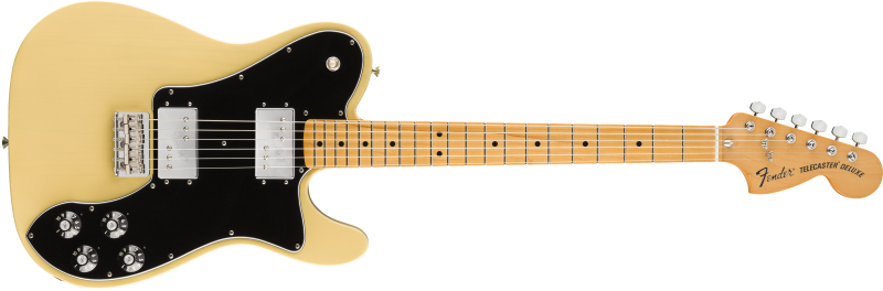 Chitare electrice - Chitara electrica Fender Vintera 70's Tele Deluxe (Culori Fender: Vintage Blonde), guitarshop.ro
