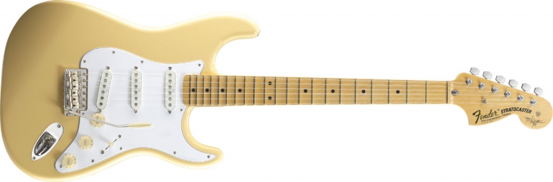 Chitare electrice - Chitara electrica Fender Yngwie Malmsteen Stratocaster (Culori Fender: Vintage White; Fretboard: Maple), guitarshop.ro