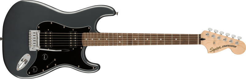 Chitare electrice - Chitara electrica Squier Affinity Strat HH LRL Charcoal Frost Metalic, guitarshop.ro