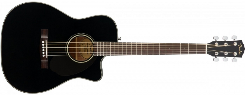 Chitare acustice/electro-acustice - Chitara electro-acustica Fender CC-60SCE (Culoare: Black), guitarshop.ro