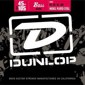 Corzi chitara bass - Corzi chitara bass Dunlop Nickel Plated Steel - Medium, 45-105, guitarshop.ro