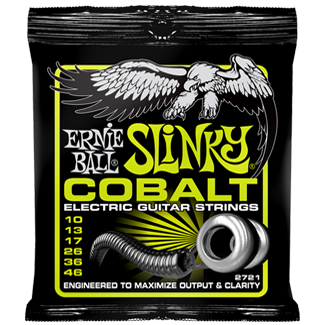 Corzi chitara electrica - Corzi chitara electrica Ernie Ball Cobalt Regular Slinky .010-0.46, guitarshop.ro