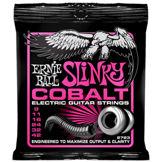 Corzi chitara electrica - Corzi chitara electrica Ernie Ball Cobalt Super Slinky .009-0.42, guitarshop.ro
