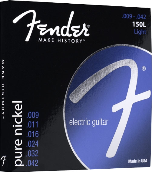 Corzi chitara electrica - Corzi chitara electrica Fender Original 150L Pure Nickel Ball End 9-42, guitarshop.ro