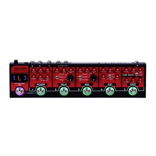 Efecte chitara electrica - Mooer Red Truck Combined Effects Pedal, guitarshop.ro