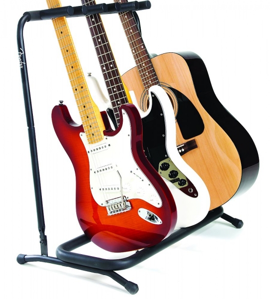 Huse, tocuri, stative chitara - Stativ Fender 3 chitare, guitarshop.ro