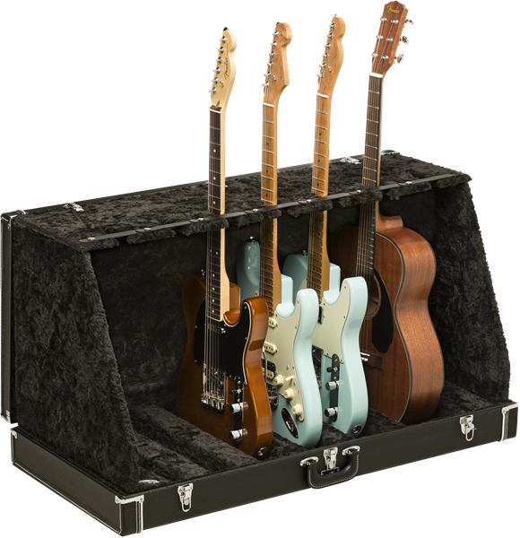 Huse, tocuri, stative chitara - Stativ Fender Classic SRS Case Stand 7 Guitars, Black, guitarshop.ro