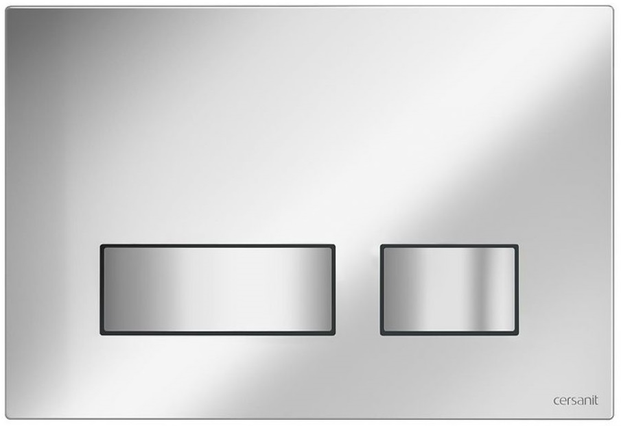 Clapeta actionare Cersanit Aqua (seria 0, 2 si 4) si System (seria 0 si 2) - Movi crom mat