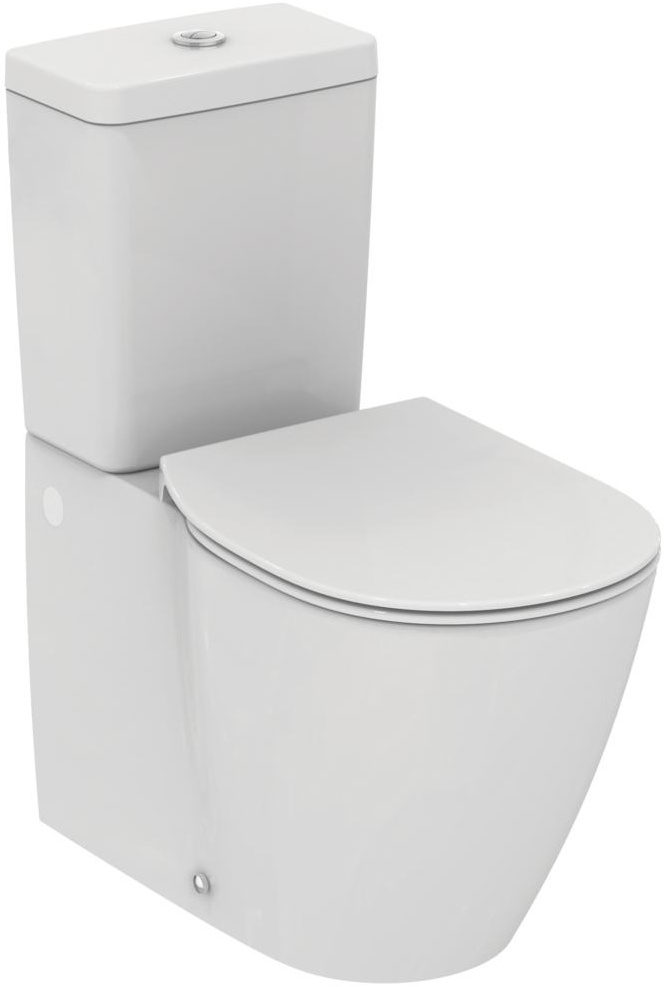 Pachet Complet Toaleta Ideal Standard Connect Back-to-Wall - Vas WC, Rezervor, Armatura, Capac Slim, Set de Fixare