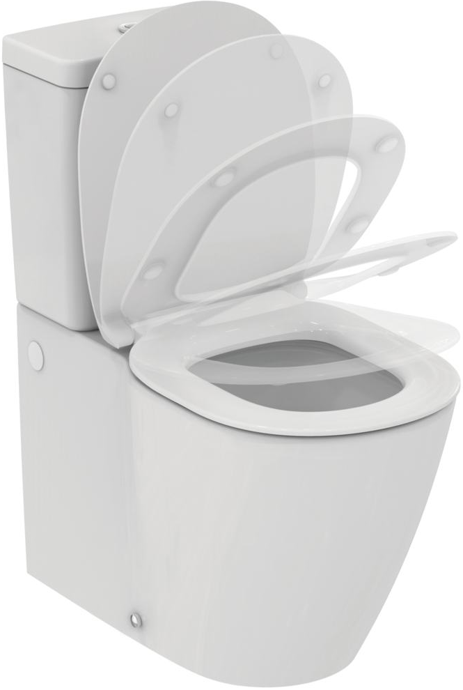 Pachet Complet Toaleta Ideal Standard Connect Aquablade Back-to-Wall - Vas WC, Rezervor, Armatura, Capac Softclose, Set de Fixare