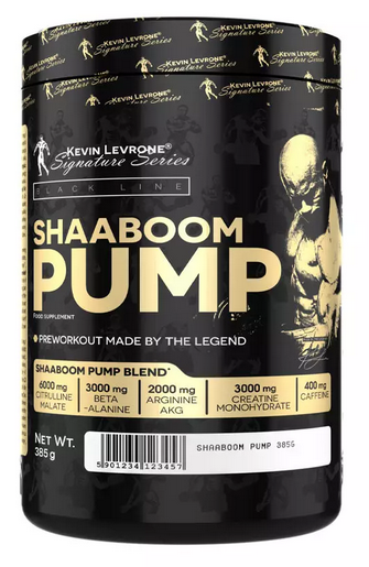 Energie & N.O. (oxid nitric)  -  Kevin Levrone Shaaboom Pump 385g Fruit Massage, advancednutrition.ro