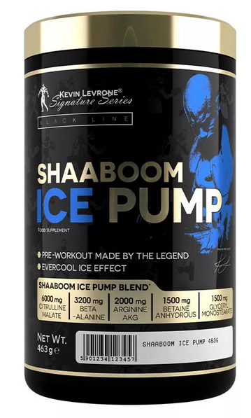 Energie & N.O. (oxid nitric)  -  Kevin Levrone Shaaboom Pump Black Line Ice Pump 463g Orange Mango, advancednutrition.ro