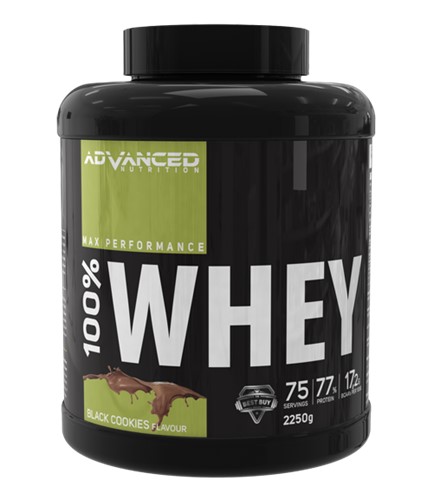 Whey & Izolat - 100% Whey Max Performance 2.25kg Raspberry, advancednutrition.ro
