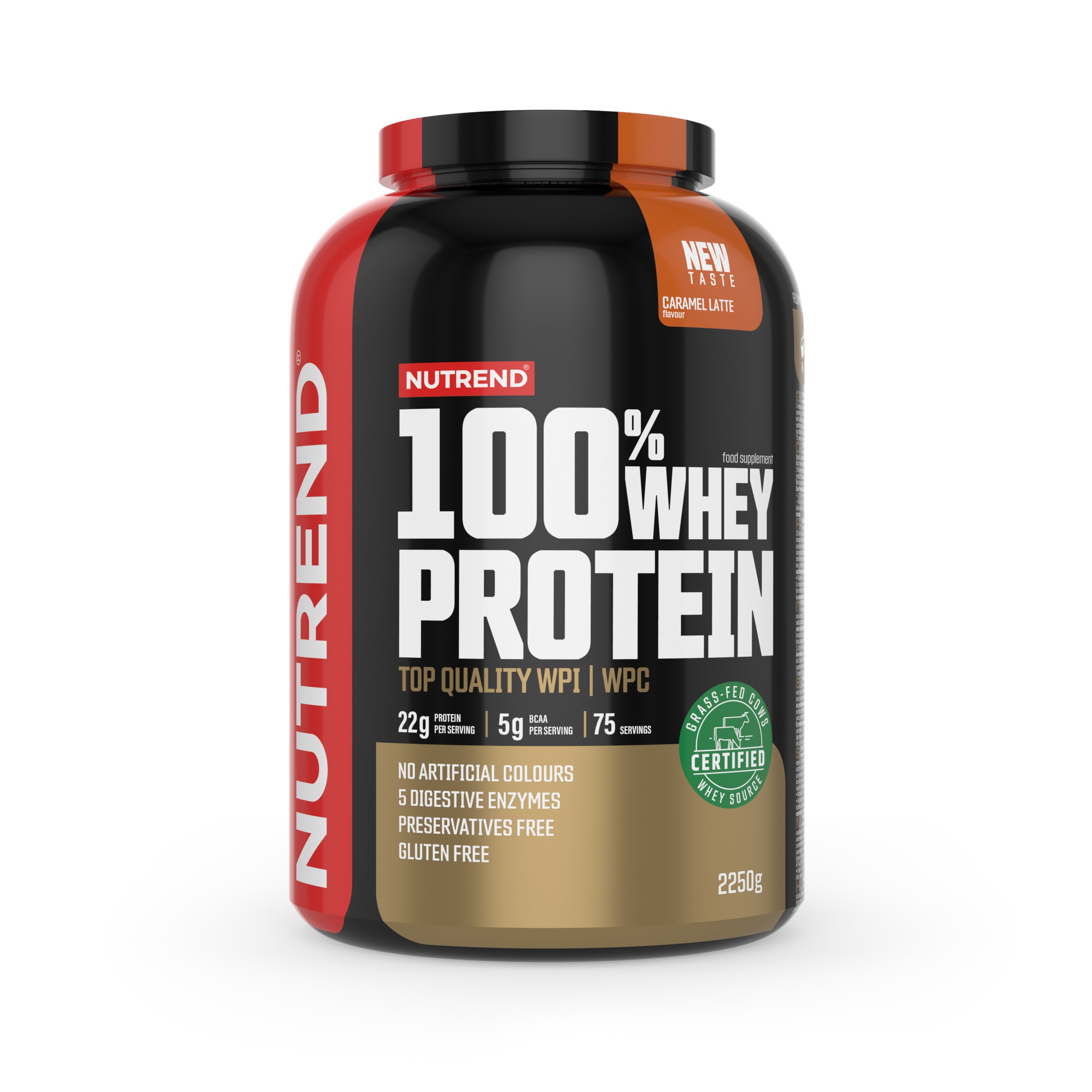 Concentrate Proteice - 100% WHEY PROTEIN 2.25 kg Caramel Latte, advancednutrition.ro