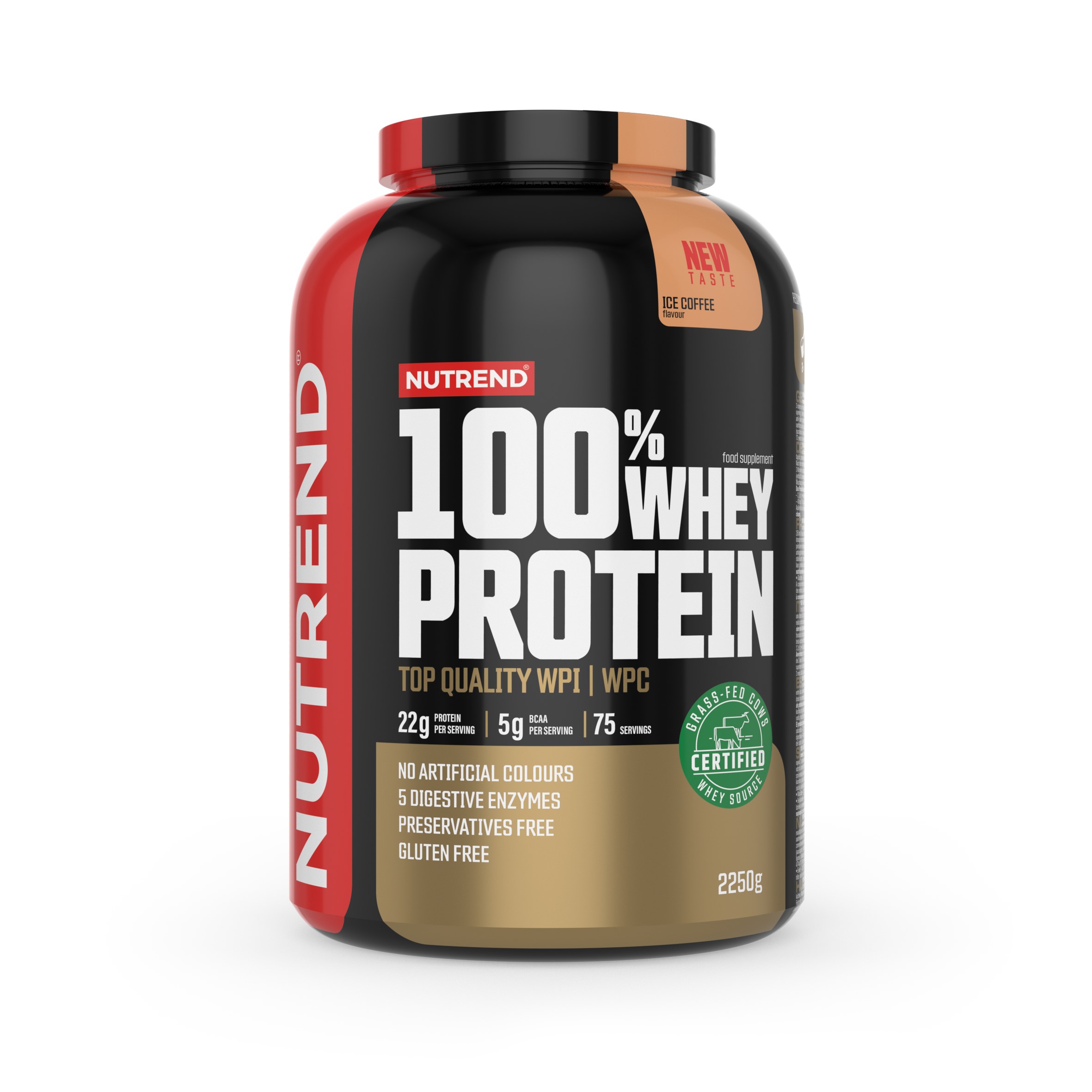 Concentrate Proteice - 100% WHEY PROTEIN 2.25 kg Ice Coffee, advancednutrition.ro