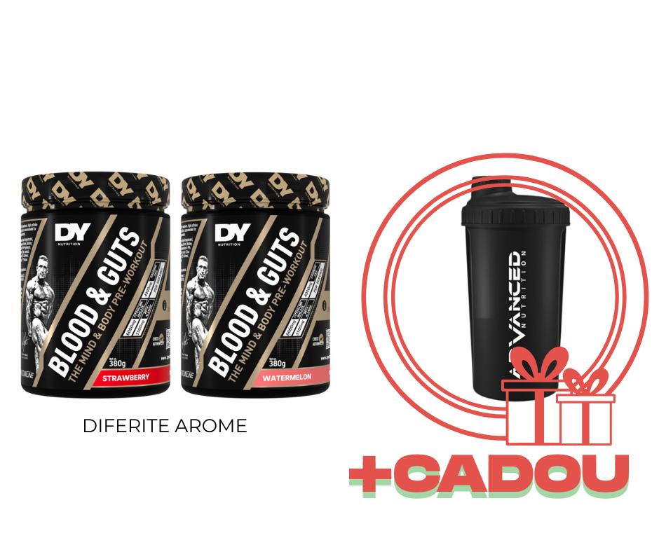 Energie & N.O. - 2x Blood & Guts 380g DY NUTRITION Pepene, advancednutrition.ro