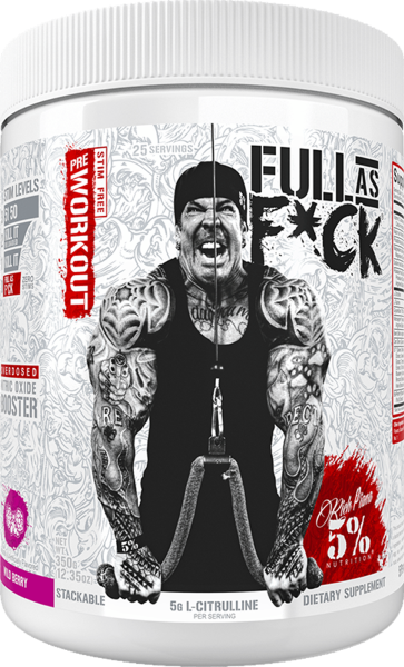 Fara Cofeina - 5% Nutrition Full As F*ck Legendary Series 350g Blue Raspberry